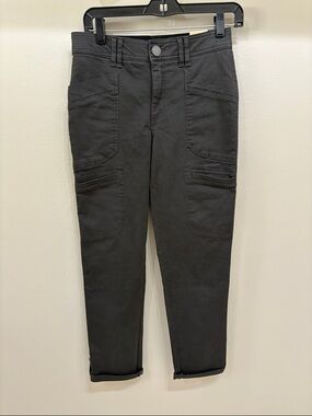 NWT Democracy “Ab” technology dark gray Cargo Pants Adjustable ankle length